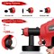 700W High Power, 5 Copper Nozzles & 3 Patterns, Easy to Clean, HVLP Spray Gun for Furniture, Cabinets, Fence, Garden Chairs, Walls, DIY Works etc. TPX01 Red